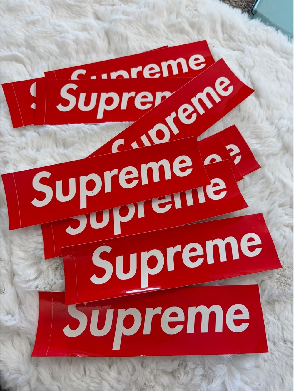 Lot of 10 Supreme stickers
